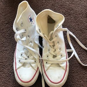 White high top converse